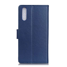 Leather Case Stands Flip Cover Holder A08D for Samsung Galaxy A41 SC-41A Blue