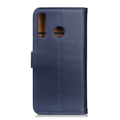 Leather Case Stands Flip Cover Holder A08D for Samsung Galaxy A70E Blue