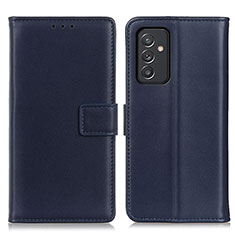 Leather Case Stands Flip Cover Holder A08D for Samsung Galaxy F34 5G Blue