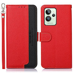 Leather Case Stands Flip Cover Holder A09D for Realme GT2 Pro 5G Red