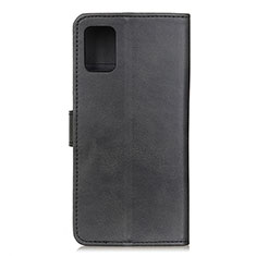 Leather Case Stands Flip Cover Holder A09D for Samsung Galaxy A52s 5G Black