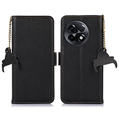 Leather Case Stands Flip Cover Holder A10D for OnePlus Ace 2 Pro 5G Black