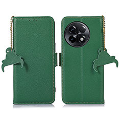 Leather Case Stands Flip Cover Holder A10D for OnePlus Ace 2 Pro 5G Green