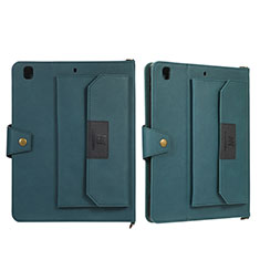 Leather Case Stands Flip Cover Holder AD1 for Apple iPad 10.2 (2019) Green