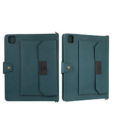 Leather Case Stands Flip Cover Holder AD1 for Apple iPad Pro 11 (2021) Green