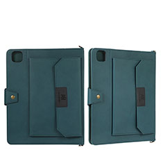 Leather Case Stands Flip Cover Holder AD1 for Apple iPad Pro 11 (2022) Green