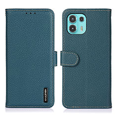 Leather Case Stands Flip Cover Holder B01H for Motorola Moto Edge 20 Lite 5G Green