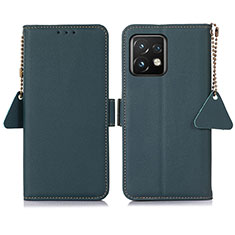 Leather Case Stands Flip Cover Holder B01H for Motorola Moto Edge 40 Pro 5G Green