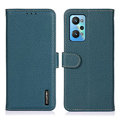 Leather Case Stands Flip Cover Holder B01H for Realme Q5 Pro 5G Green