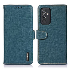 Leather Case Stands Flip Cover Holder B01H for Samsung Galaxy M54 5G Green