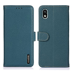 Leather Case Stands Flip Cover Holder B01H for Sony Xperia Ace III SO-53C Green