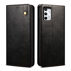 Leather Case Stands Flip Cover Holder B01S for Realme GT 5G Black