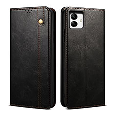 Leather Case Stands Flip Cover Holder B01S for Samsung Galaxy F14 5G Black