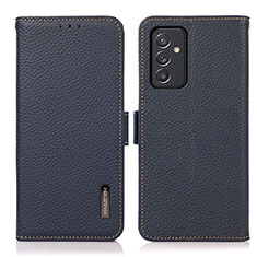 Leather Case Stands Flip Cover Holder B03H for Samsung Galaxy F34 5G Blue