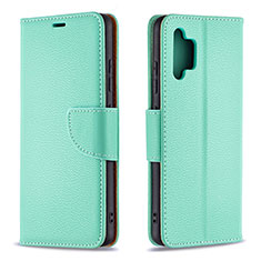 Leather Case Stands Flip Cover Holder B06F for Samsung Galaxy A32 5G Green