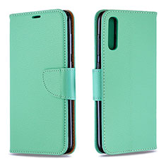 Leather Case Stands Flip Cover Holder B06F for Samsung Galaxy A70S Green