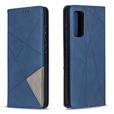 Leather Case Stands Flip Cover Holder B07F for Samsung Galaxy S20 FE 4G Blue