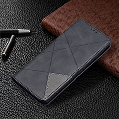 Leather Case Stands Flip Cover Holder B08F for Google Pixel 6 Pro 5G Black