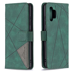 Leather Case Stands Flip Cover Holder B08F for Samsung Galaxy A32 4G Green