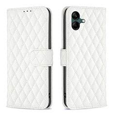 Leather Case Stands Flip Cover Holder B11F for Samsung Galaxy A04 4G White