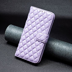 Leather Case Stands Flip Cover Holder B20F for Oppo A2 5G Purple