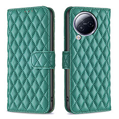 Leather Case Stands Flip Cover Holder B20F for Xiaomi Civi 3 5G Green