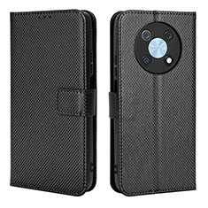 Leather Case Stands Flip Cover Holder BY1 for Huawei Enjoy 50 Pro Black