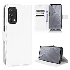 Leather Case Stands Flip Cover Holder BY1 for Realme GT Master 5G White