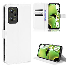 Leather Case Stands Flip Cover Holder BY1 for Realme GT2 5G White