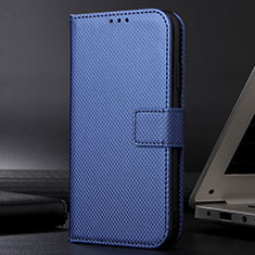 Leather Case Stands Flip Cover Holder BY1 for Samsung Galaxy A13 5G Blue