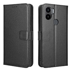 Leather Case Stands Flip Cover Holder BY1 for Xiaomi Redmi A1 Plus Black