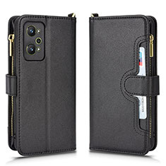 Leather Case Stands Flip Cover Holder BY2 for Realme GT Neo2 5G Black