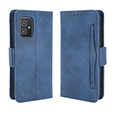 Leather Case Stands Flip Cover Holder BY3 for Asus Zenfone 8 ZS590KS Blue