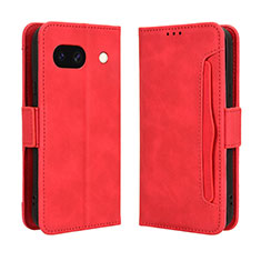 Leather Case Stands Flip Cover Holder BY3 for Google Pixel 8a 5G Red