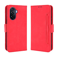 Leather Case Stands Flip Cover Holder BY3 for Huawei Enjoy 50 Red