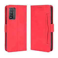 Leather Case Stands Flip Cover Holder BY3 for Huawei Honor 10X Lite Red