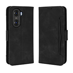 Leather Case Stands Flip Cover Holder BY3 for Huawei Honor 60 5G Black