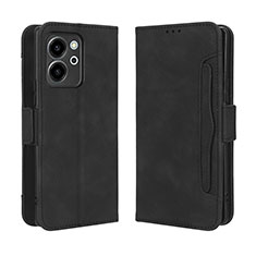 Leather Case Stands Flip Cover Holder BY3 for Huawei Honor 80 SE 5G Black