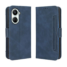 Leather Case Stands Flip Cover Holder BY3 for Huawei Nova 10 SE Blue