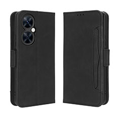 Leather Case Stands Flip Cover Holder BY3 for Huawei Nova 11i Black