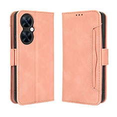 Leather Case Stands Flip Cover Holder BY3 for Huawei Nova 11i Pink