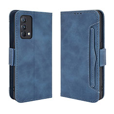 Leather Case Stands Flip Cover Holder BY3 for Realme GT Master 5G Blue