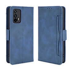 Leather Case Stands Flip Cover Holder BY3 for Realme GT Neo 2T 5G Blue