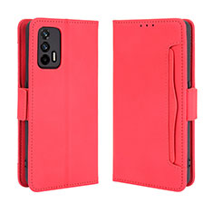 Leather Case Stands Flip Cover Holder BY3 for Realme GT Neo 2T 5G Red