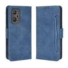 Leather Case Stands Flip Cover Holder BY3 for Realme GT Neo2 5G Blue