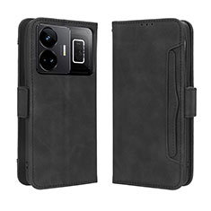 Leather Case Stands Flip Cover Holder BY3 for Realme GT Neo5 240W 5G Black