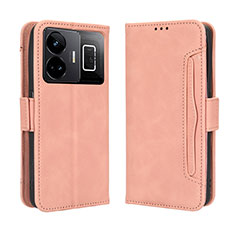 Leather Case Stands Flip Cover Holder BY3 for Realme GT Neo5 240W 5G Pink