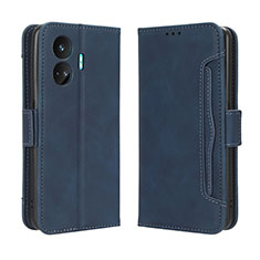 Leather Case Stands Flip Cover Holder BY3 for Realme GT Neo5 SE 5G Blue