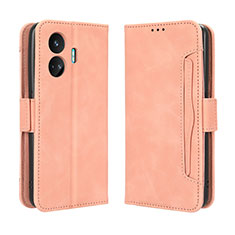 Leather Case Stands Flip Cover Holder BY3 for Realme GT Neo5 SE 5G Pink