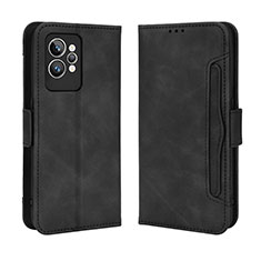 Leather Case Stands Flip Cover Holder BY3 for Realme GT2 Pro 5G Black